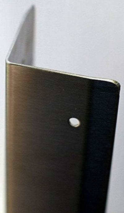 Omnimed 1.5" X 1.5" X 43" Stainless Steel Corner Guard (Includes 6 Screws for Mounting)