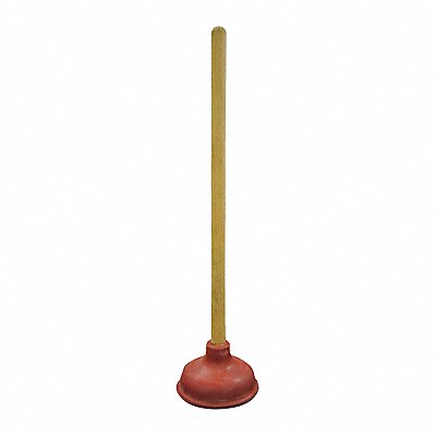 Rubber Plunger Cup Dia 5 Handle Length 18 1 EA