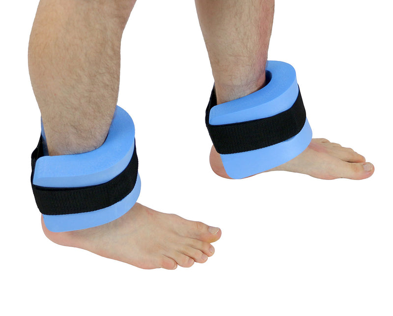 CanDo ankle cuffs, pair, blue - FE-20-4040B