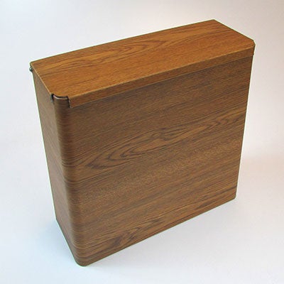 capsa Vintage Mobile Trash Can - Chatsworth Oak