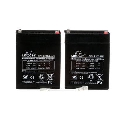 Hillrom Battery 2, 9 AH/12V, Set of 2 - 20090025
