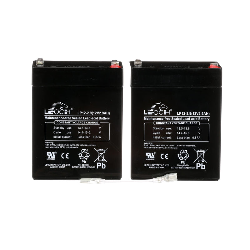 Hillrom Battery 2, 9 AH/12V, Set of 2 - 20090025