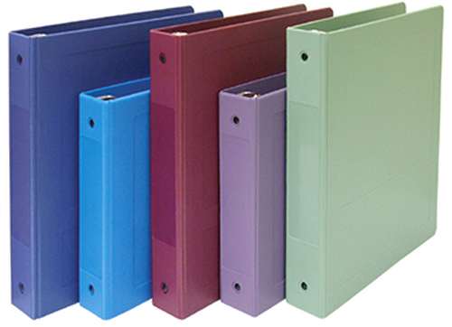 Omnimed 2" Side & Top Open Hopsital Grade Tri-Poly Molded Ring Binders (3 Ring)