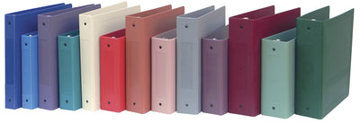 Omnimed 1" Side & Top Open Hopsital Grade Tri-Poly Molded Ring Binders (3 Ring)