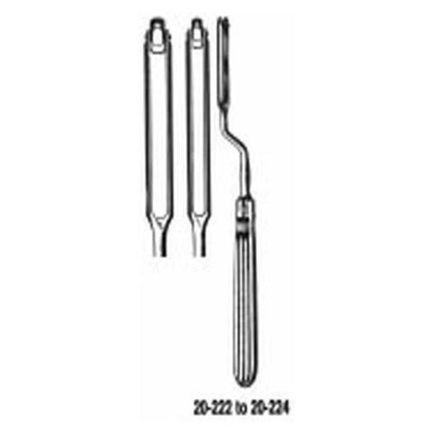 Miltex Knife Swivel Nasal Ballenger 7-3/4" Bayonet 3mm Tip Stainless Steel Each - Integra Miltex - 20-222