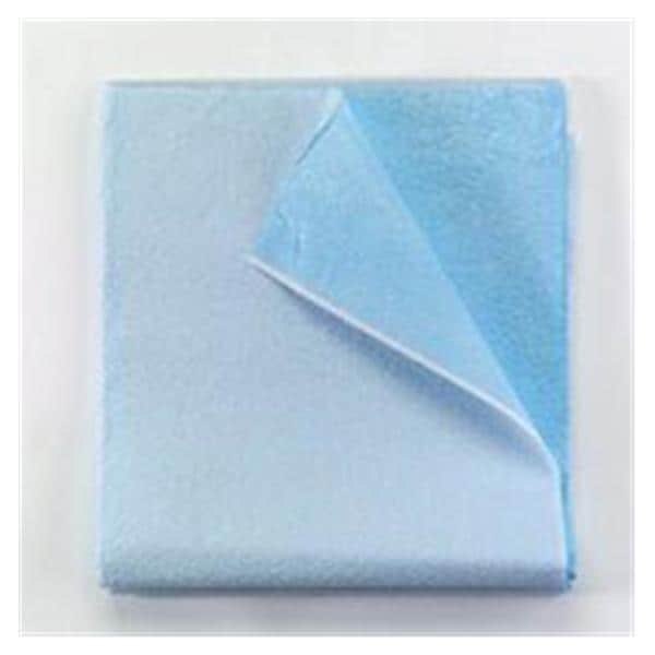 Tidi Products LLC Drape Sheet Equipment Non Sterile 40 in x 60 in Blue 100/Case - 980926