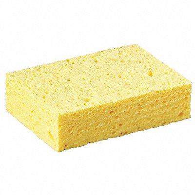 6 x 4-1/4 Cellulose Sponge Yellow 1EA