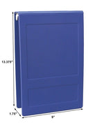Omnimed 1" Side & Top Open Hopsital Grade Tri-Poly Molded Ring Binders (3 Ring)