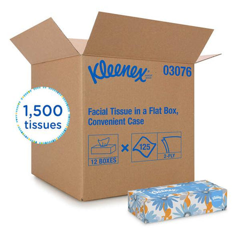 Kimberly Clark Professional Tissue Facial Kleenex White Convenience Case 12Bx/Ca - 3076