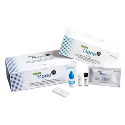 Lifesign LLC Status Mono Test Kit CLIA Waived for Whole Blood/Non-CLIA Regulated Serum 30/Kt - 84M30
