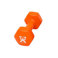 Fabrication Enterprises Dumbbell Weight CanDo 10lb Orange Each - 10-0559