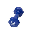 Fabrication Enterprises Dumbbell Weight CanDo 5lb Blue Each - 10-0554