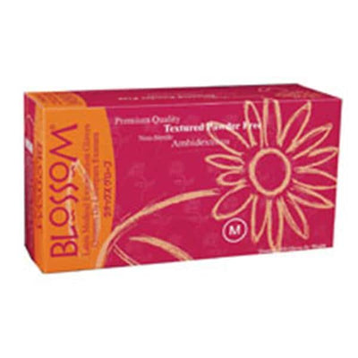 Blossom/Mexpo Gloves Exam Blossom Powder-Free Latex X-Small White 100/Bx, 10 BX/CA - BM 6225-LTX-PF