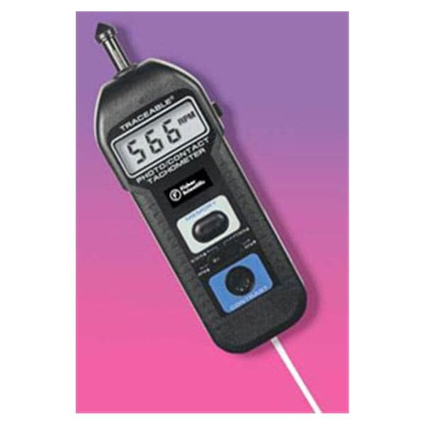 Fisher Scientific Co. Traceable Touchless Tachometer 7-1/2x2-3/4x1-1/2" ABS Plastic Each - 502824