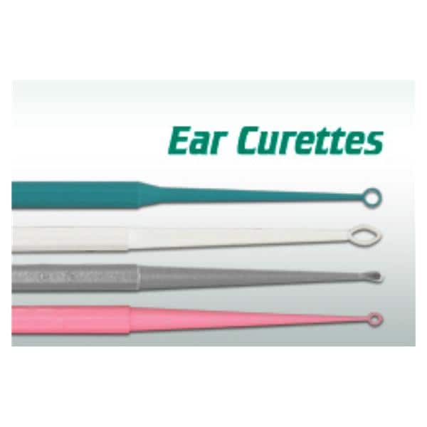 EDML, LLC Curette Eachr Oval Loop Tip Flexible White Plastic Disposable 50/BX - 6610
