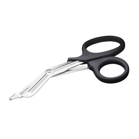 American Diagnostic Corp. Shears EMT Utility Medicut 7-1/4" Ofst/Blnt/Sfty Tp Serr/Rzr Angled SS/PP Each - 320BK