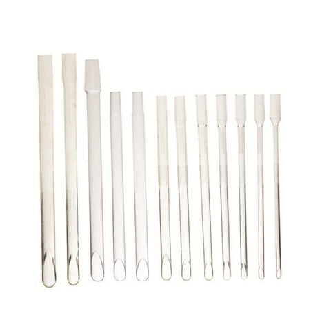 Medgyn Products Inc Curette Uterine Vacuum Vacurette 9mm 9mm Strt Tp Rgd Hndl Clr Plstc Disp 50/Bg - 22209