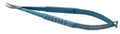 RUMEX Barraquer Needle Holder, 12.00 mm Standard Jaws, Curved, without Lock, Small Size, Length 100 mm, Titanium