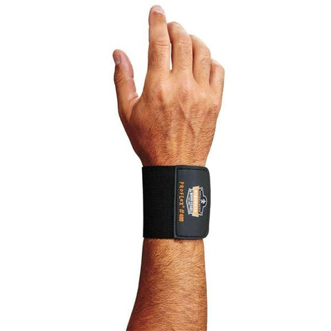 Ergodyne Corporation Wrap ProFlex 400 Wrist Elastic Black Size One Size Fits All Universal 6/Ca - 72102
