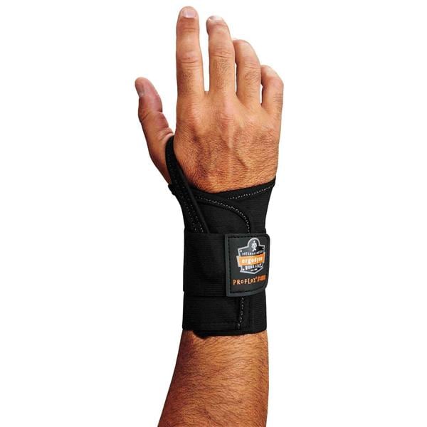 Ergodyne Corporation Support ProFlex 4000 Wrist Elastic Black/Tan Size X-Large Left Each - 70018
