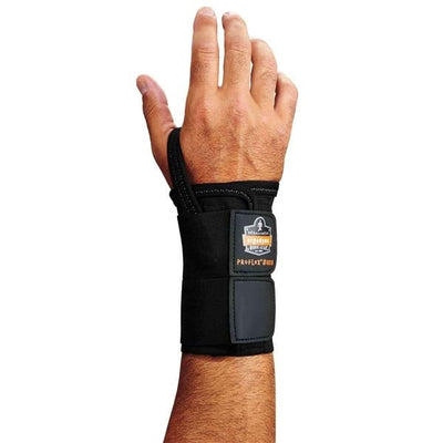 Ergodyne Corporation Support ProFlex 4010 Wrist Elastic Black Size Large Left Each - 70036