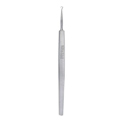 Miltex Hook Skin Tyrell Vantage 5" Straight Sharp Single Prong Stainless Steel Each - Integra Miltex - V918-412