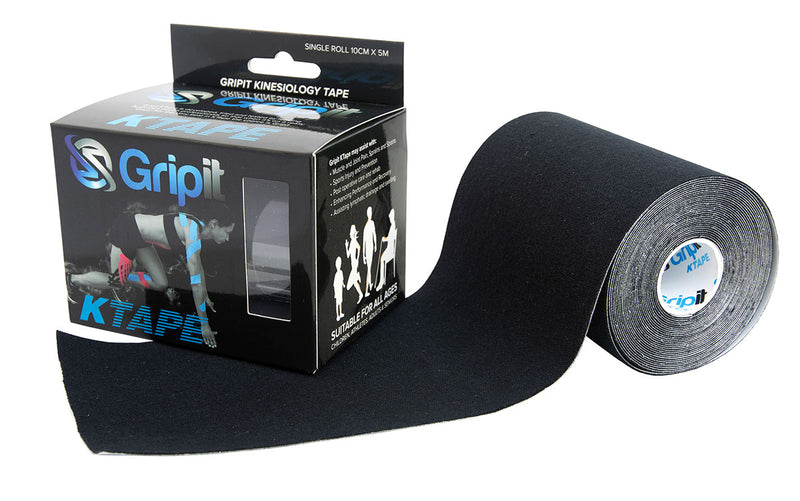 Gripit KTAPE, 4" x 5.5 yds, Black