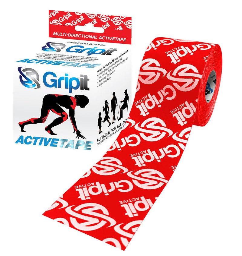 Gripit ACTIVETAPE, 2" x 5.5 yds, Red