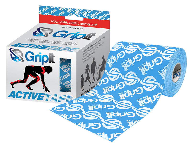 Gripit ACTIVETAPE, 4" x 5.5 yds, Blue