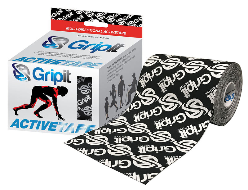 Gripit ACTIVETAPE, 4" x 5.5 yds, Black 