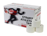 Strapit Athletic Tape - 2 inch (50mm) roll, box of 24