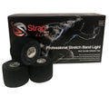 Strapit Pro Stretchband Light, Black, 3 in x 7.5yds, Box of 16