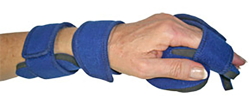 Comfy Splints, Comfyprene Hand Separate Finger Splint, Pediatric Large, Dark Blue, Right