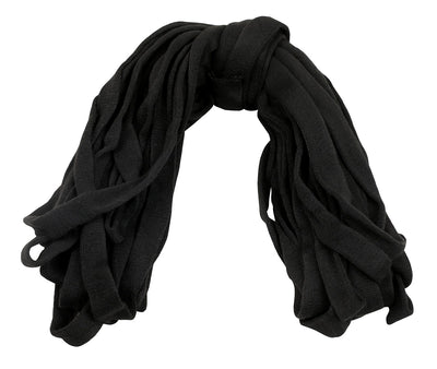 CanDo Black Polyester Stockinette - 1" x 25 yard