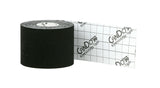 CanDo Kinesiology Tape, 2" x 16.5 ft, Black, 1 Roll - FE-24-4852