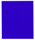 Manosplint Ohio F Perf 1/8" x 12" x 18" 1% Perf Blue/Grey Fabric, 1 sheet