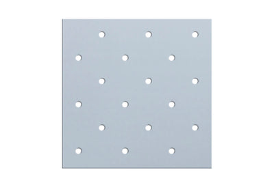 Orfit Colors NS, 18" x 24" x 1/8", mini perforated 3.5%, sonic silver, metallic