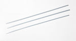 Orfit Strips, 18" x 1/5" x 1/12", Sonic Silver, thin, 10 pcs