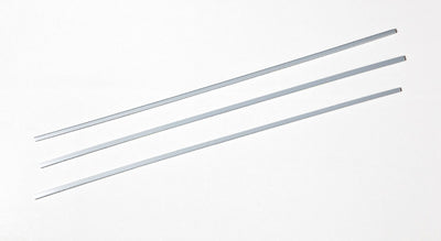 Orfit Strips, 18" x 1/5" x 1/12", Sonic Silver, thin, 10 pcs