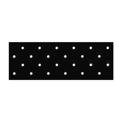Orfit Eco Black NS Antibacterial, 24" x 36" x 1/8", mini perforated 3.5%