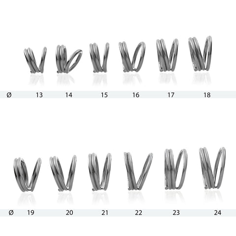 AFH swan neck ring set w/storage box and template - FE-24-6312