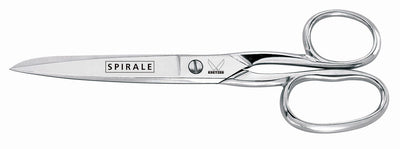Spirale Nickel Plated Scissors, 8"