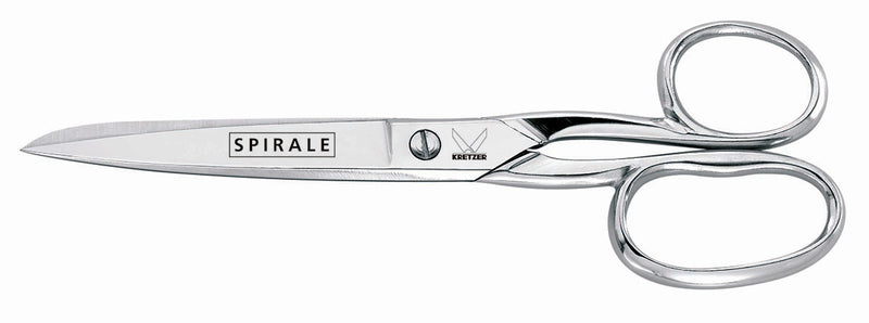 Spirale Nickel Plated Scissors, 8"