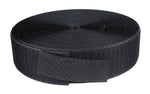 1-1/2" hook material, 10 yard, black