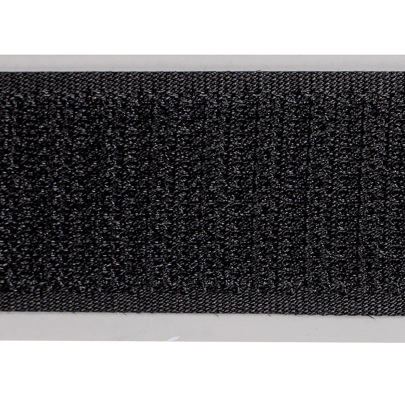 1" self-adhesive hook material, 25 yard dispenser box, black - FE-24-7010BLK