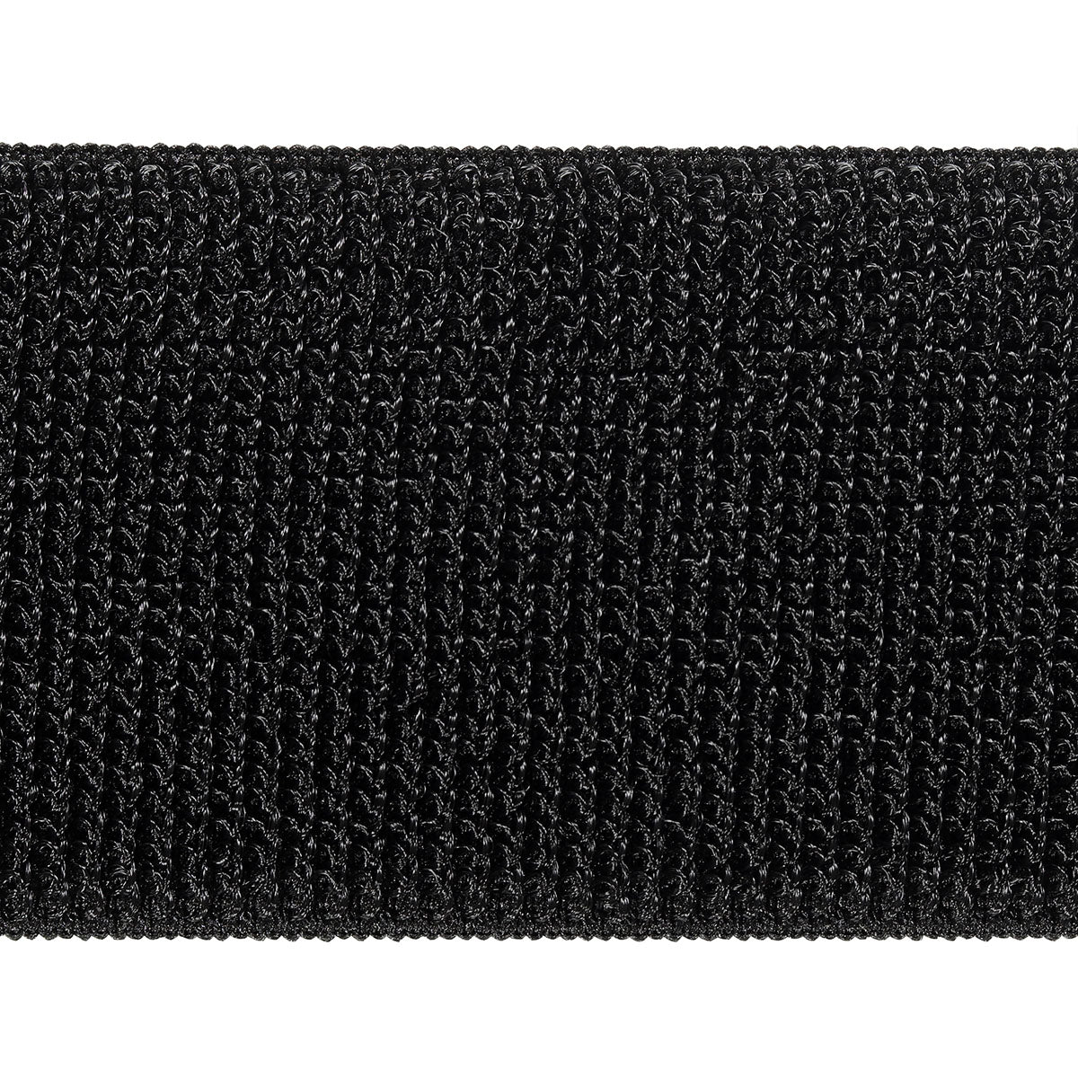 2" elastic loop material, 10 yard, black - FE-24-7018BLK