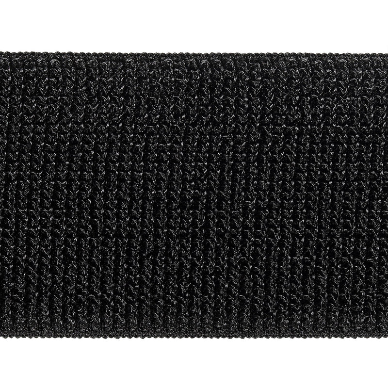 2" elastic loop material, 10 yard, black - FE-24-7018BLK