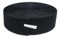 2" loop material, 10 yard, black