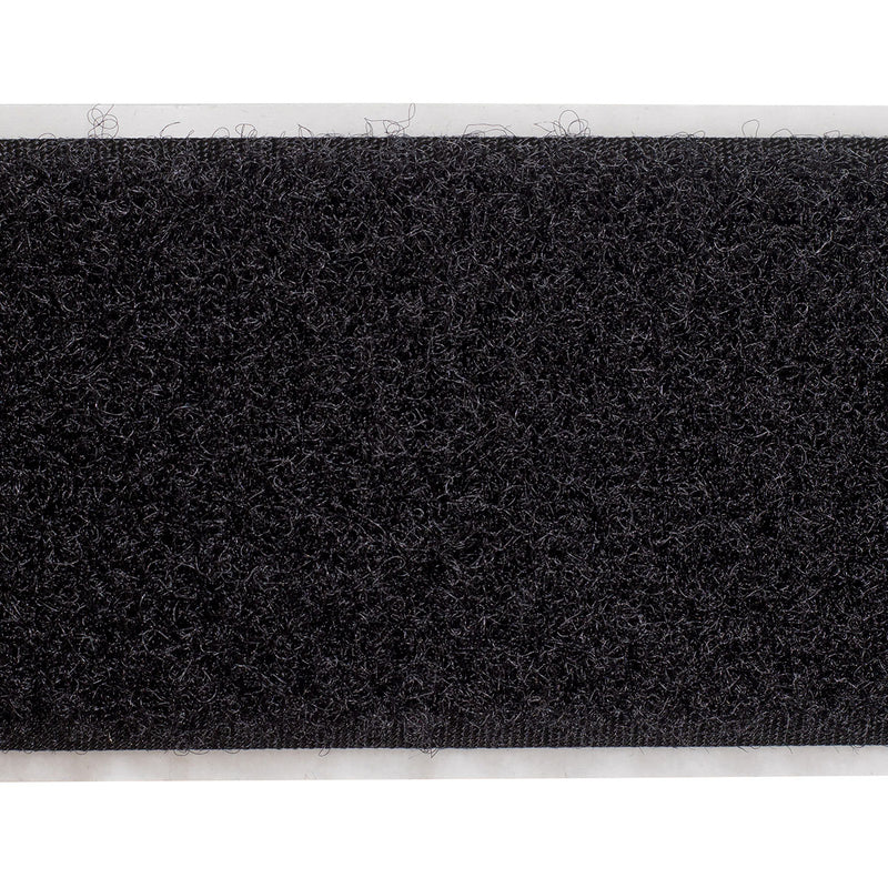 2" self-adhesive loop material, 25 yard dispenser box, black - FE-24-7031BLK