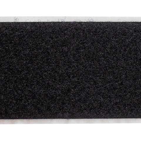 2" self-adhesive loop material, 25 yard dispenser box, black - FE-24-7031BLK